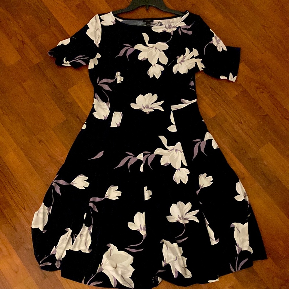 Ann Taylor Factory midi fit & flair dress